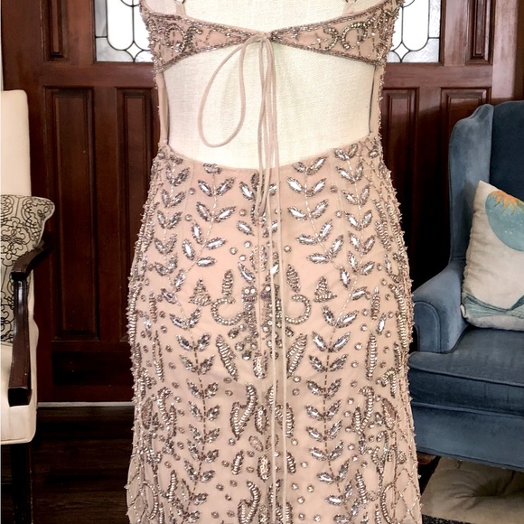 Sz 4 Dusty Rose Sherri Hill Cocktail - Picture 4 of 9